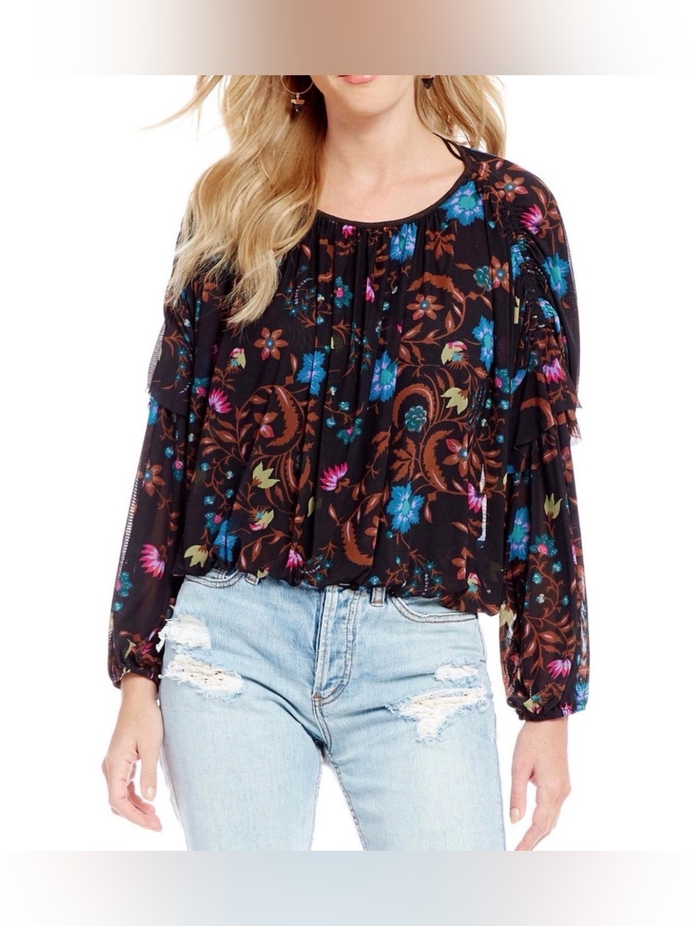 Free People Wildflower Honey Medium Top